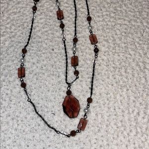 2 Strand Purple necklace